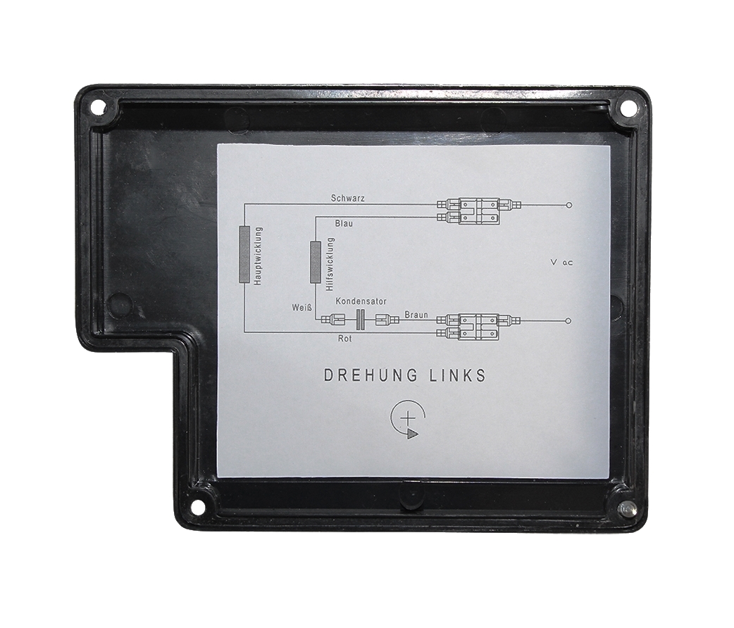 Flachmotor E65MA2- 2,6 kW-B14  Drehrichtung links